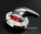 LAST ONE
Original Red Vintage CHAMBERS Stove Oven Control Knob Dial w/ Chrome Handle.

This knob dial is in very nice used condition. If you are restoring your Chambers stove and want a professional restoration look, this dial is as close to museum quality as one will find in an original used part. 

THIS IS AN EXTREMELY RARE FIND.
Underside Diameter: 2.0"