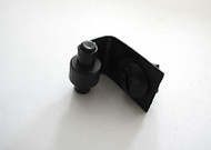 Vintage Gas Stove Broiler Door "L" Bracket Latch. If your broiler door doesn't stay closed, you may need this part. This is the bracket/latch that screws on the top center of your broiler door. No more match books, or folded cardboard.