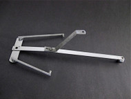 Original Vintage O'Keefe & Merritt Grillevator Broiler Lever Assembly. This is the Grillevator lever assembly inside the Grillevator that adjusts your broiler height. This item is used, and is in very good condition. MEASUREMENTS: Main arm 15.0"  /  Rear Swing Arm Connector 4.7/8"