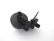 Vintage Gas Stove Broiler Door "L" Bracket Latch. If your broiler door doesn't stay closed, you may need this part. This is the bracket/latch that screws on the top center of your broiler door. No more match books, or folded cardboard.