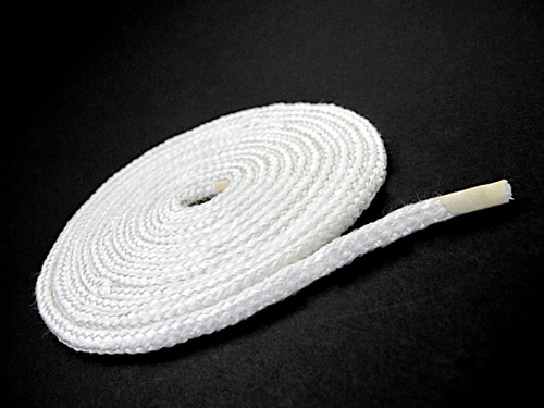 Rope seals serve as a heat barrier on oven doors, oven door windows, furnaces, duct work. Flexible and compressible, fiberglass seals conform to uneven surfaces. They resist bleach, solvents, and most acids. Tightly Braided, more durable than the loosely knitted seals. Maximum temperature is 1000° F. 1/4" Round / Color - White
FREE SHIPPING