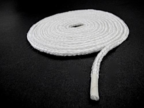 Rope seals serve as a heat barrier on oven doors, oven door windows, furnaces, duct work. Flexible and compressible, fiberglass seals conform to uneven surfaces. They resist bleach, solvents, and most acids. Tightly Braided, more durable than the loosely knitted seals. Maximum temperature is 1000° F. 3/16" Round / Color - White
FREE SHIPPING