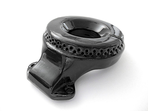 Double Row Original O'Keefe & Merritt Stove Top Porcelain Enameled Burner Head. This is a used burner, it is in very nice used condition. It has a few very small blemishes and normal wear. Yet still nice & shiny. DOUBLE ROW original OK&M burner.
 
New gasket included.
 
MEASUREMENTS: Head 3-7/8"  /  Mounting Screw Holes 2.0" On Center