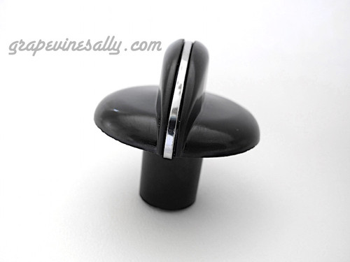 NEW Black Gas Burner Control Knob. This is a NEW reproduction with extended stem with rear "D" stem. This fits most vintage stoves with the standard "D" gas valve stem. MEASUREMENTS: Knob Diameter: 2.0"  Rear Stem Extends 1.0"