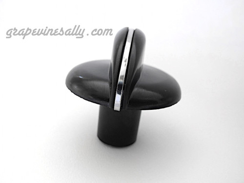 NEW IN BAG Black Gas Burner Control Knob. This is a NEW reproduction with extended stem with rear "D" stem. This fits most vintage stoves with the standard "D" gas valve stem. MEASUREMENTS: Knob Diameter: 2.0"  Rear Stem Extends 1.0"