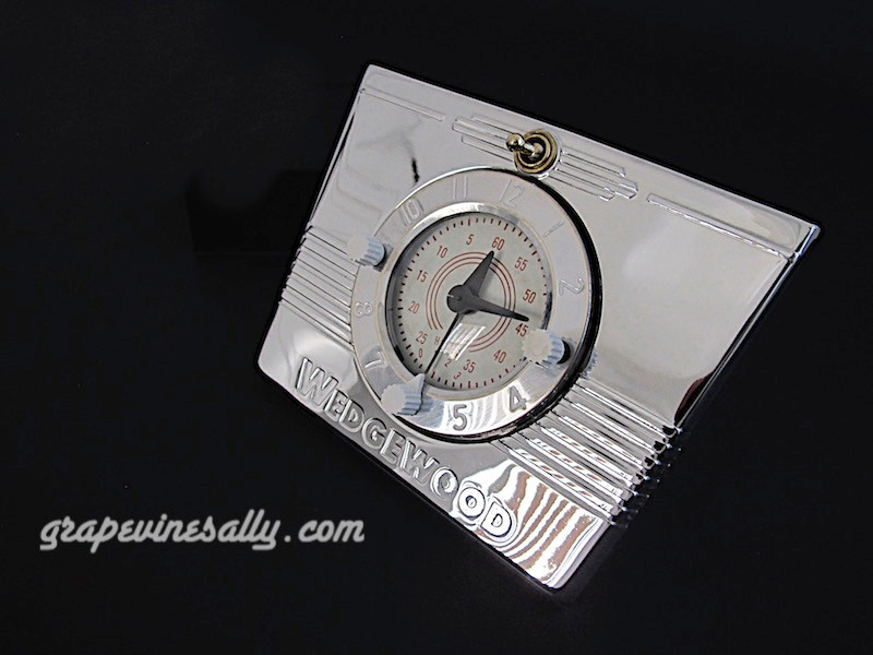 Vintage Wedgewood Gas Stove Built In Clock Timer With Light Toggle Switch Amp New Chromed Mounting Back Plate