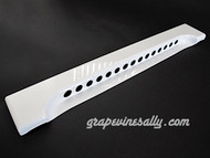 Original Used WHITE PORCELAIN ENAMELED Kick Plate Panel. This panel fits the 39" Wide Vintage 1940's - 1950's O'Keefe & Merritt Vintage Gas Stoves. There are a couple of very small touch ups at the lower floor level. They are not noticeable when installed. There are no scratches. The porcelain enamel is bright white and retains a brilliant shine.

Please view all photos to be certain you are OK with all details.

PANEL MEASUREMENTS: Width - 35-5/8" / Height at L&R Sides - 5-1/4" / Fits the 39" wide OK&M stoves.
