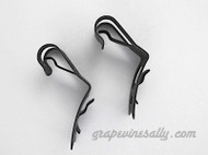 Two new oven thermostat capillary clips. These are the clips that attach to your oven ceiling that holds the thermostat capillary bulb in place to properly regulate desired oven temperature. Easily snap in, fits most vintage stove ovens.

(our re-built thermostats include both cap clips and a new gasket) 