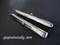 VERY LIMITED SUPPLY - Left & Right NEW CHROMED Original 1940's - 1950's Vintage O'Keefe & Merritt Stove Top Folding Vanishing Shelf & Cover Sliding Support Rods. These are gorgeous.
 
These are the support rods that mount on the OUTER side edges of your shelf panel. Attaching screws not included. A very rare find.
 
All of our new chromed parts are 'Triple Plated' (copper, nickel, chrome).
 