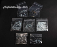 FREE SHIPPING. These will prove to be an incredible time saver. If you are restoring a vintage Wedgewood stove, this is a complete set of your main primary screws and nuts required to complete a 'ground up' from frame restoration for all vintage Wedgewood stoves up to 40". These are all new, they are exact replicas of those fasteners used in the 40's and 50's on the Wedgewood stove. The slotted truss sheet metal screws are stainless steel, the rivets are brass. Although the Phillips screw was invented in the 30's, vintage stove screws were all slotted. This set is for those customers interested in saving time and keeping their restoration as original as possible. These are the same fasteners we use on our restorations. 

The Set Includes:

45 Stotted Truss Screw Sheet Metal / Stainless Steel

55 Slotted Truss Screw 1/2"

20 Slotted Truss Screw 3/8"

8 Pan Slot Screw 3/8"

8 Pan Slot Screw 5/8"

75 Square Nuts / Fit Truss & Pan Screws

8 Slotted Fillister Screws 1/2" / Stove Top Burner Screws

