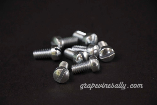 NEW Pack of 8 - Vintage Wedgewood Stove Top Round Burner 1/2" Screws - These screw your round Wedgewood stove top burners to the venturi. 