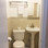 Modern Bathrooms with shower and modern sink and mirror