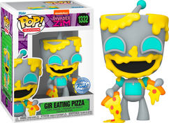 Invader Zim - GIR Eating Pizza Pop! Vinyl Figure