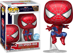 Spider-Man: No Way Home - Friendly Neighborhood Spider-Man Metallic Pop! Vinyl Figure