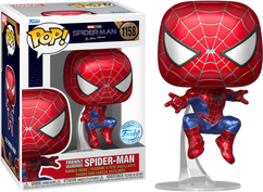 Spider-Man: No Way Home - Friendly Neighborhood Spider-Man Metallic Pop! Vinyl Figure