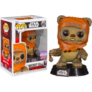 Star Wars Episode VI: Return of the Jedi - Wicket with Slingshot 40th Anniversary Pop! Vinyl Figure (2023 Summer Convention Exclusive)