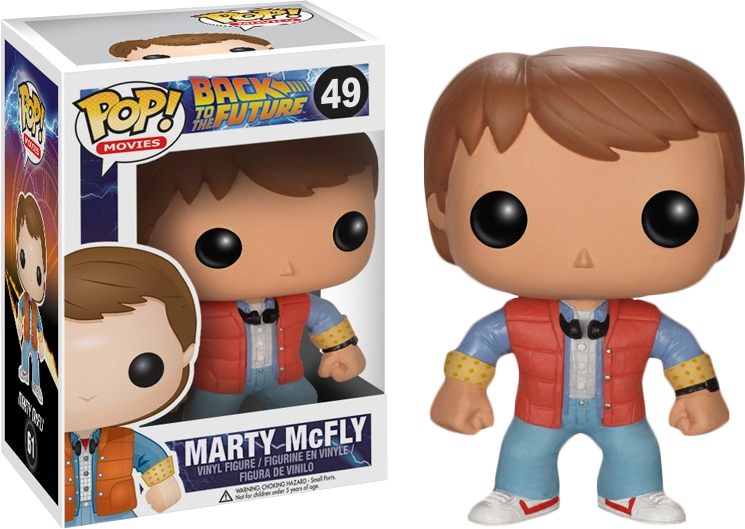 Marty McFly from Back to the Future Pop Movies Vinyl Figure popvinyl.nz