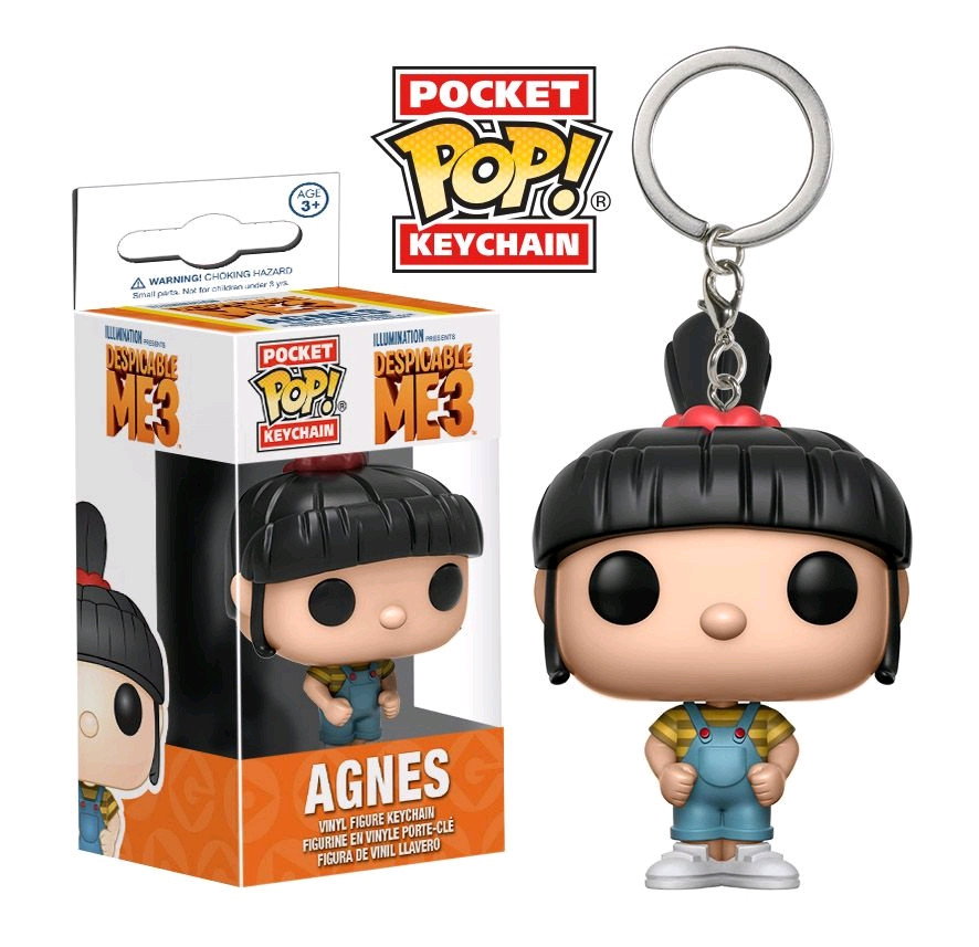 despicable me unicorn keychain