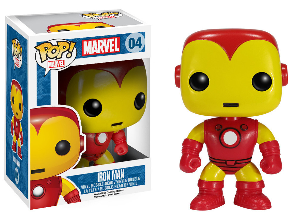 Iron Man Retro Marvel Universe Pop Movies Vinyl Figure