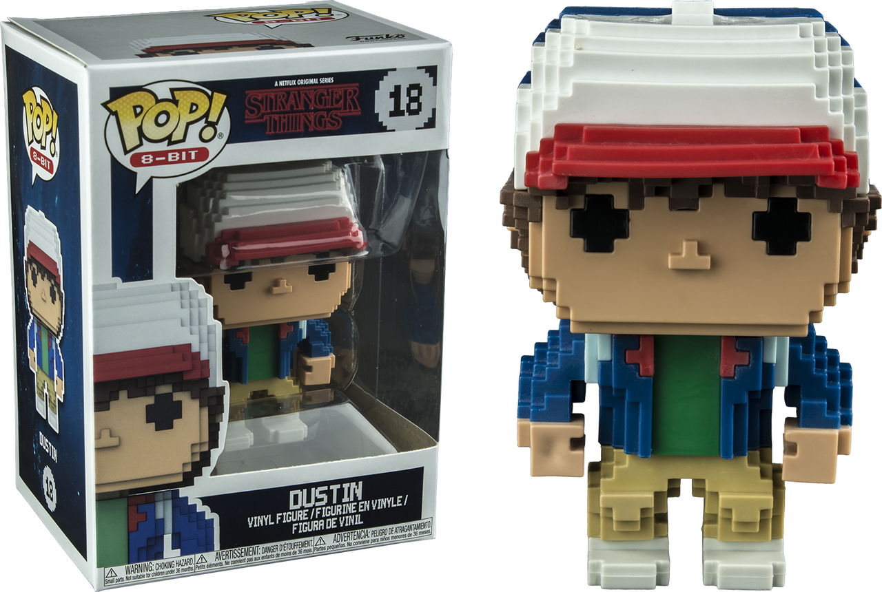 8-Bit Dustin Funko POP Stranger Things Figur Exclusive