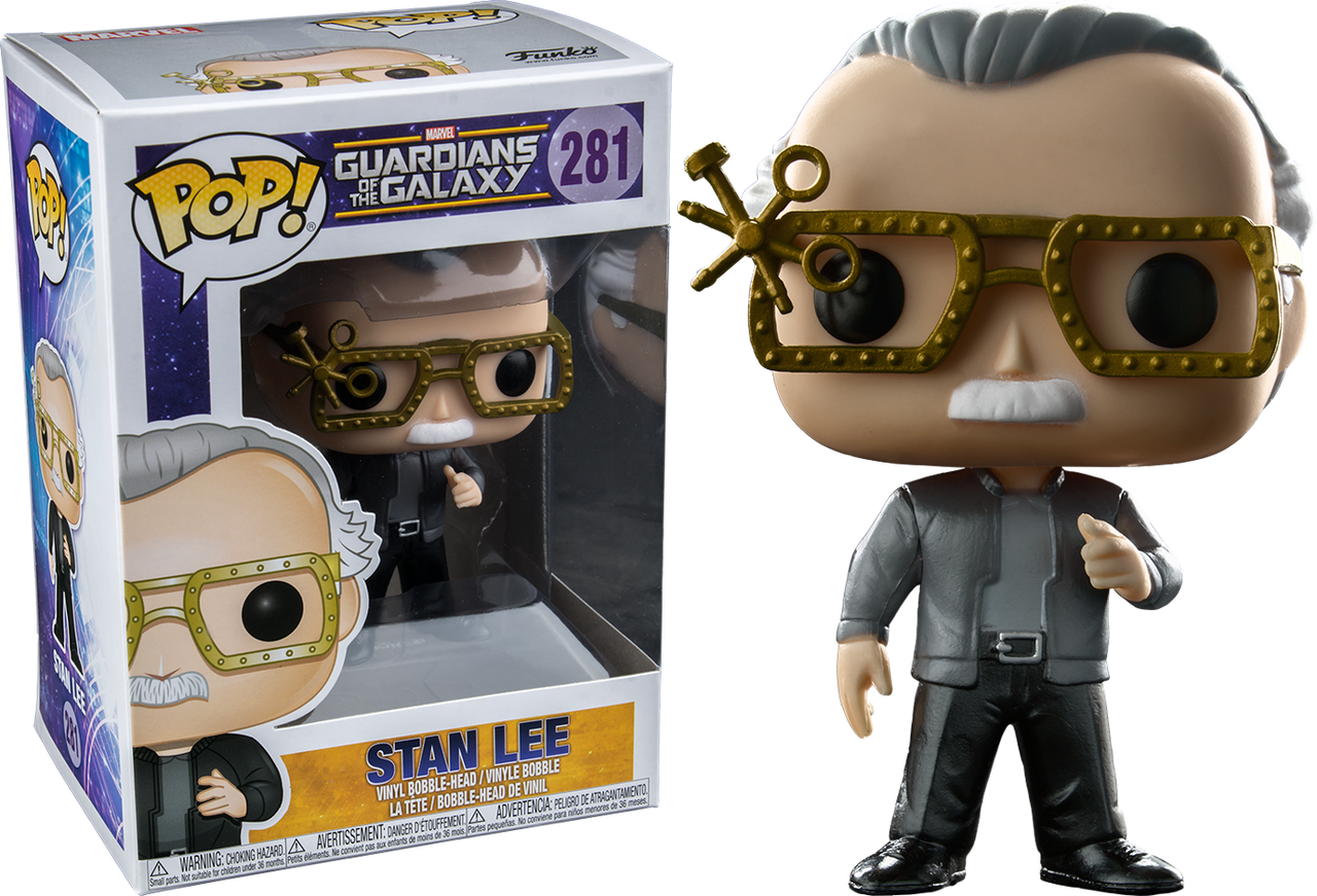 Stan Lee Guardians Of The Galaxy Cameo Us Exclusive Pop Vinyl Figure