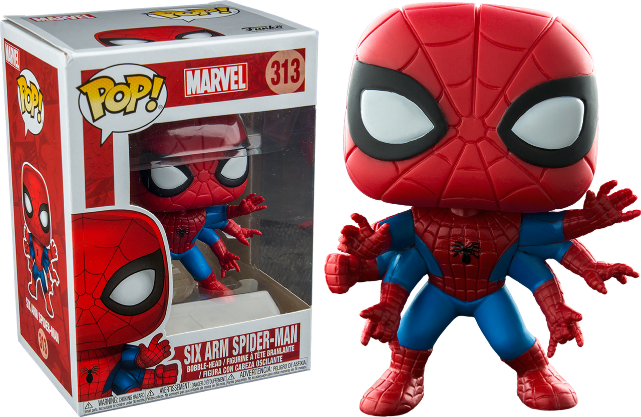 spiderman pop toy