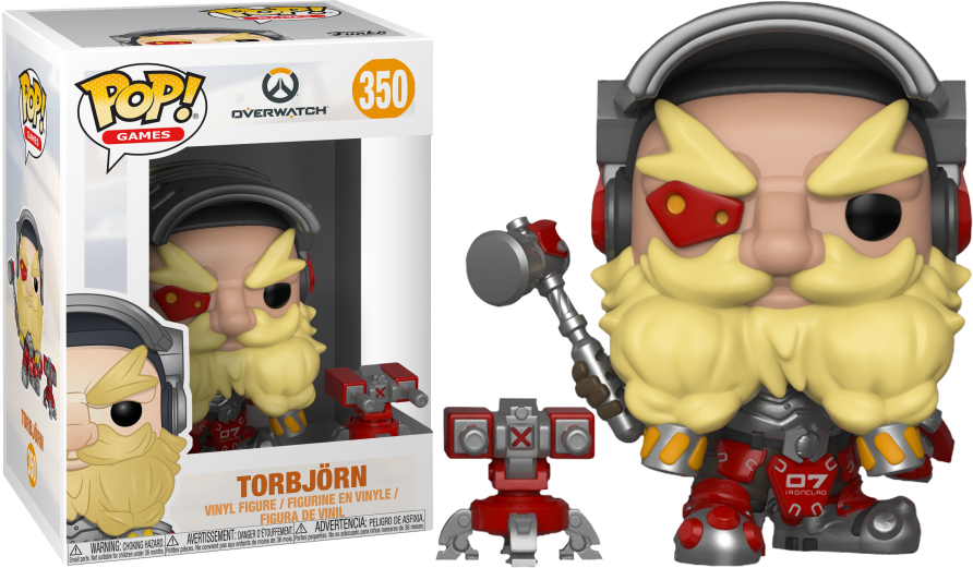 overwatch torbjorn pop vinyl figure