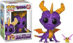 Spyro the Dragon - Spyro with Sparx Pop! Vinyl Figure