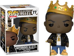 Notorious B.I.G. - Notorious B.I.G. with Crown Pop! Vinyl Figure