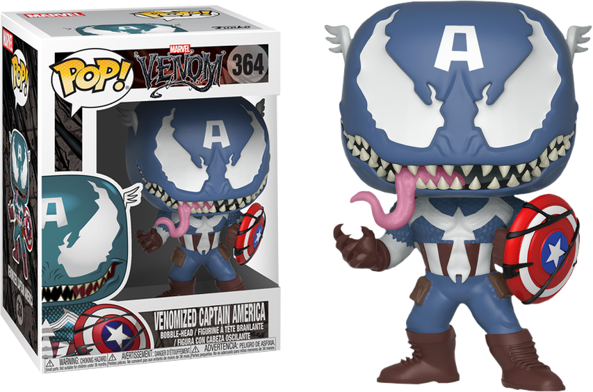 venom captain america pop vinyl
