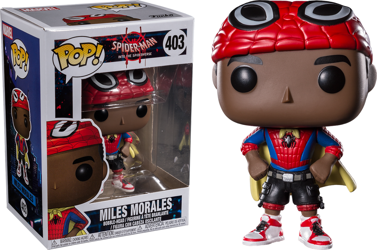 Spider Man Into The Spider Verse Miles Morales Pop Vinyl Figure