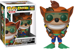 Crash Bandicoot - Crash Bandicoot in Scuba Gear Pop! Vinyl Figure