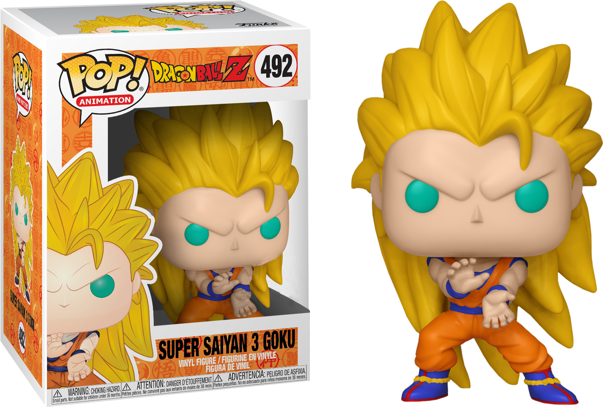 Dragon Ball Z Super Saiyan 3 Goku Us Exclusive Pop Vinyl Figure