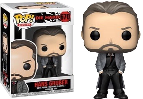 Die Hard Hans Gruber Funko Pop Vinyl Dapper Suit Exclusive Trench Coat