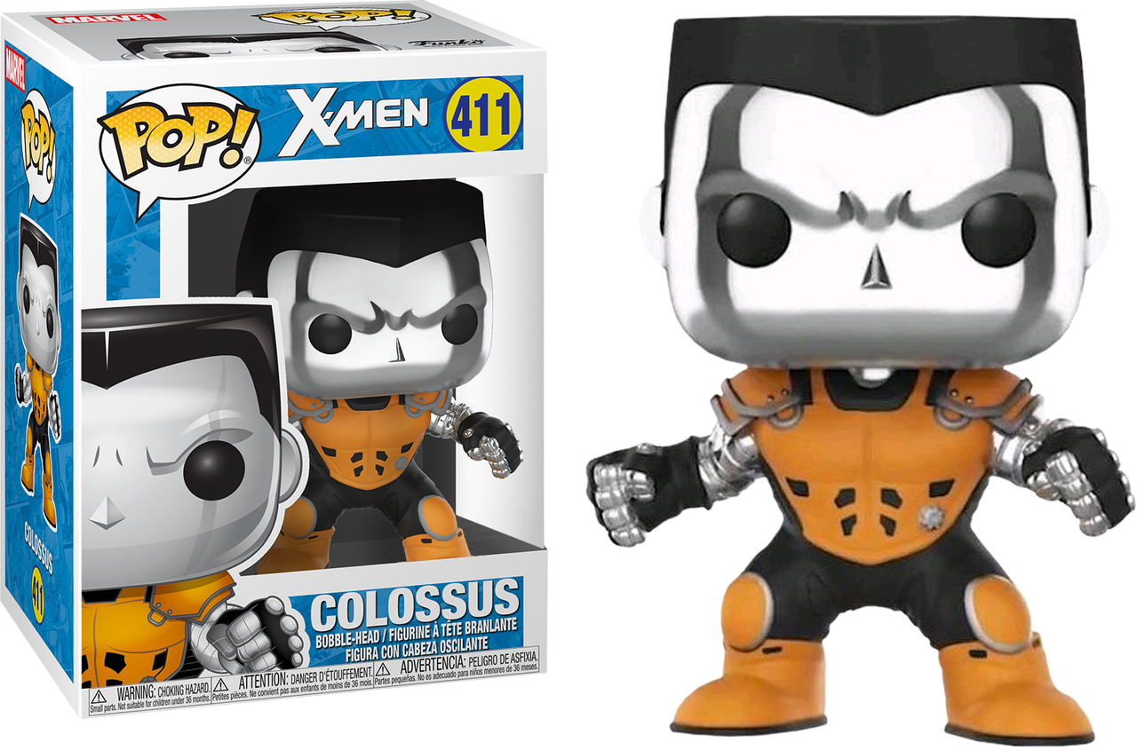 X Men X Force Colossus Chrome Us Exclusive Pop Vinyl Figure