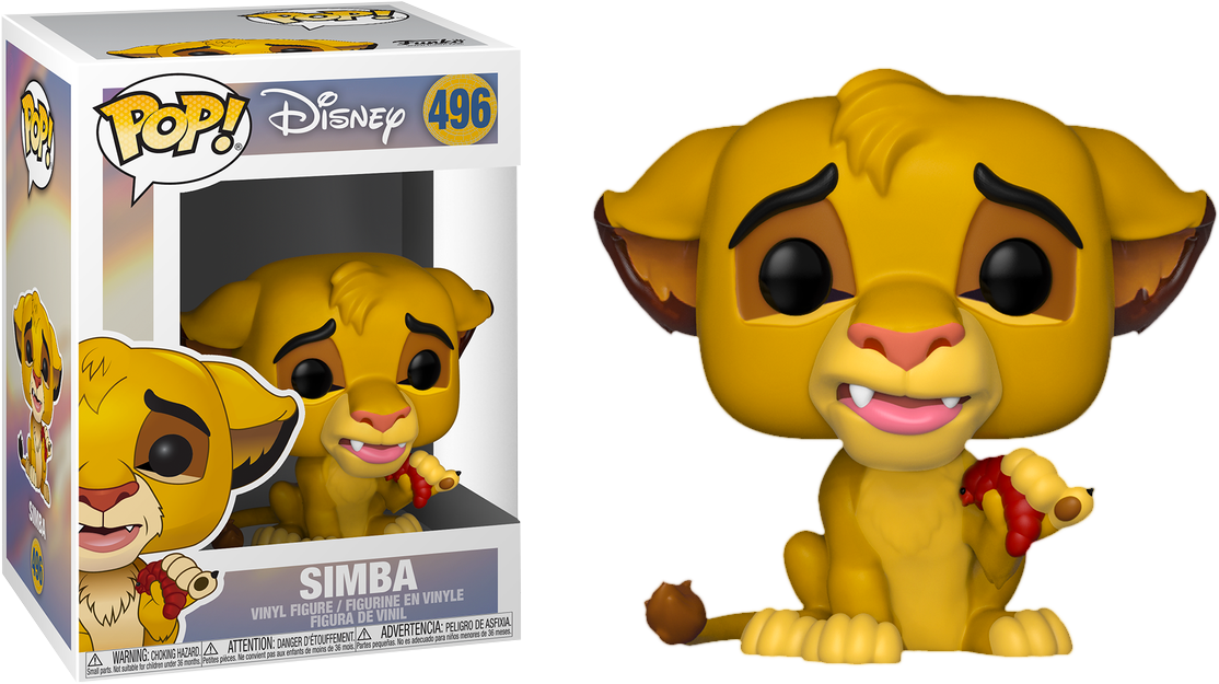 Funko Pop Disney Lion King Simba 496 Vinyl Figure – Toyz in the Box