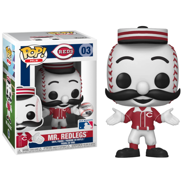 MLB Baseball - Mr. Redlegs Cincinnati Reds Mascot Pop! Vinyl Figure