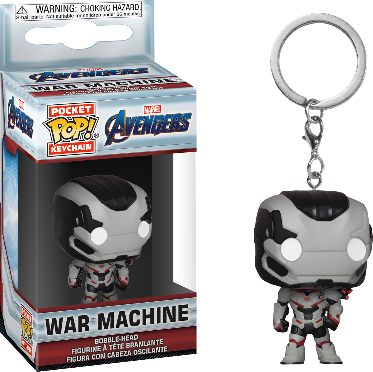 Avengers 4 Endgame War Machine Pocket Us Exclusive Pop Vinyl Keychain