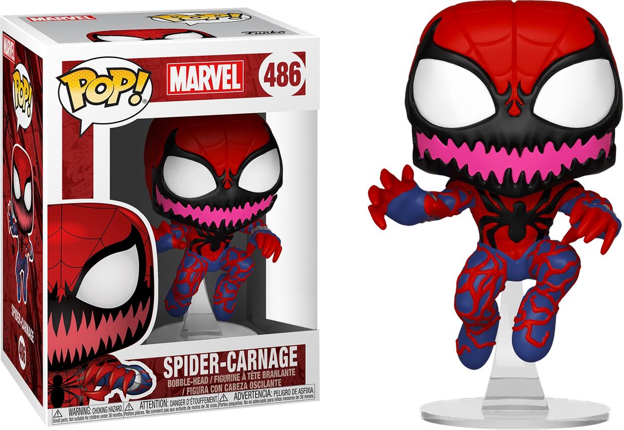 Spider Man Spider Carnage Us Exclusive Pop Vinyl Figure