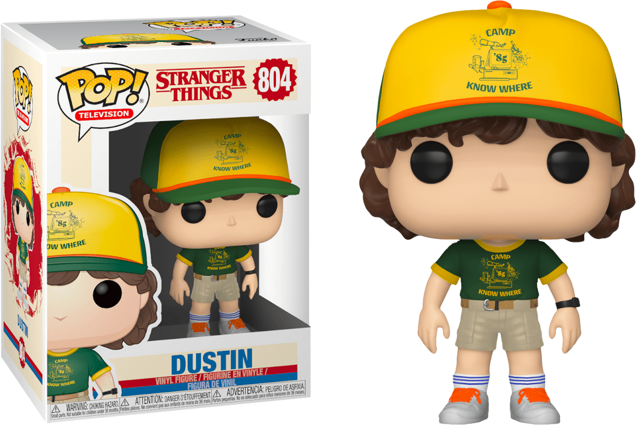 Stranger Things 3 - Dustin in Camp Uniform Pop! Vinyl Figure
