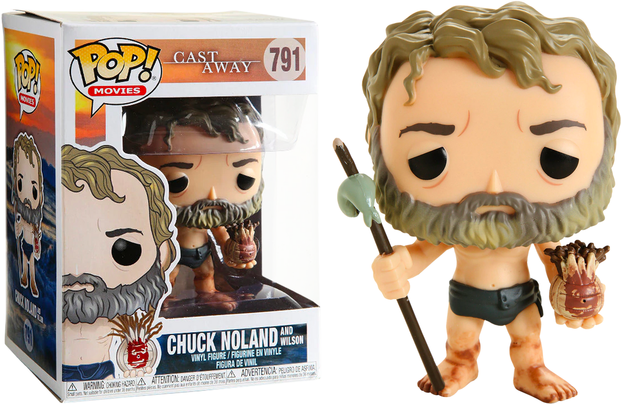 Cast Away Chuck Noland With Wilson Pop Vinyl Figure Cast Away Chuck Noland With Wilson Pop Vinyl Figure