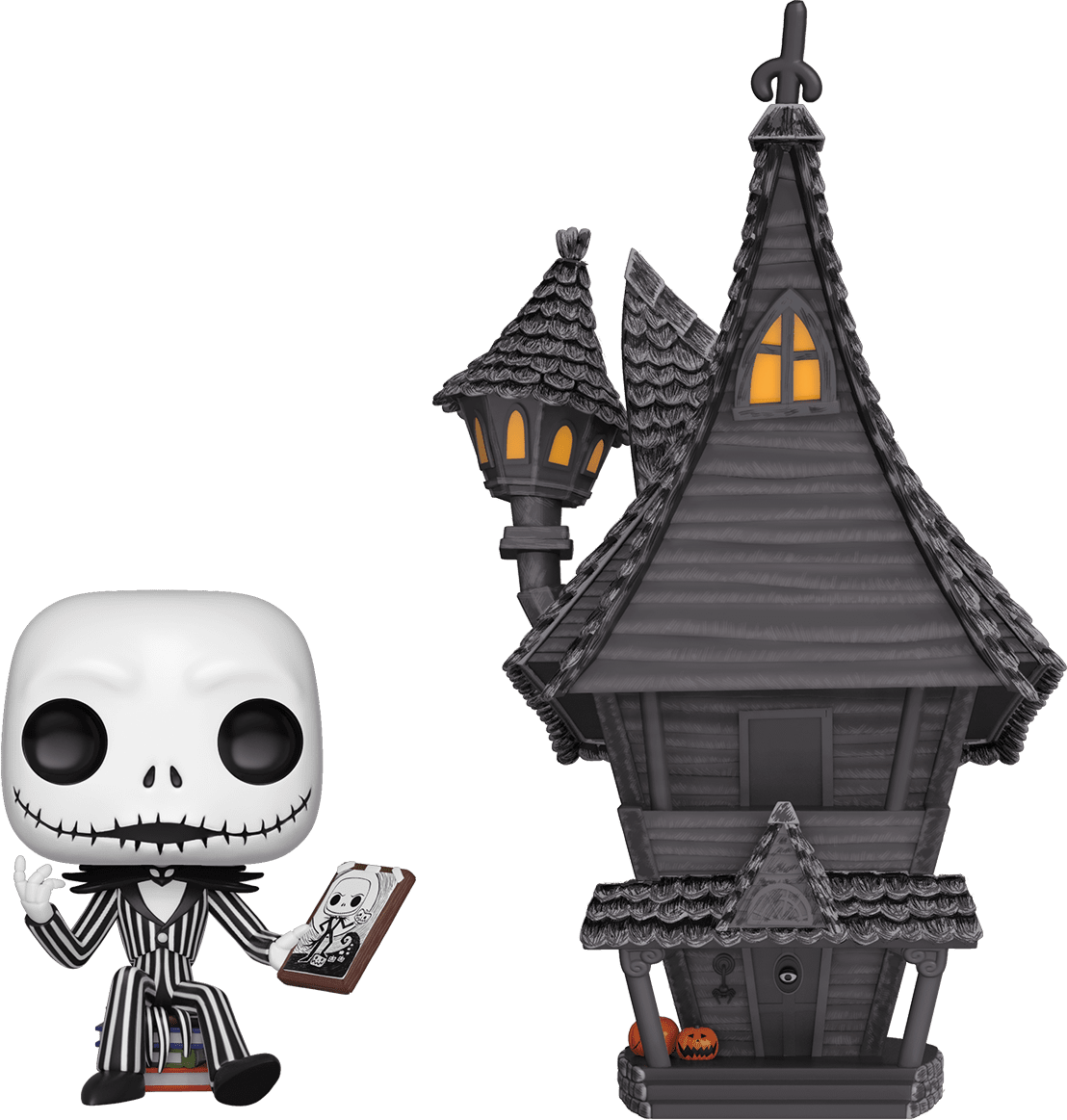 pix Nightmare Before Christmas Jack Skellington Sitting the nightmare before christmas jack skellington with jack s house pop town vinyl figure