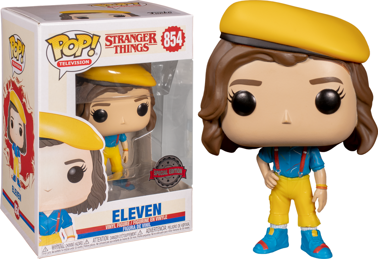 Stranger Things 3 Eleven In Yellow Outfit Pop Vinyl Figure Rs
