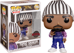2Pac - Tupac Shakur in Thug Life Overalls Pop! Vinyl Figure