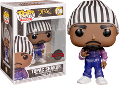 2Pac - Tupac Shakur in Thug Life Overalls Pop! Vinyl Figure