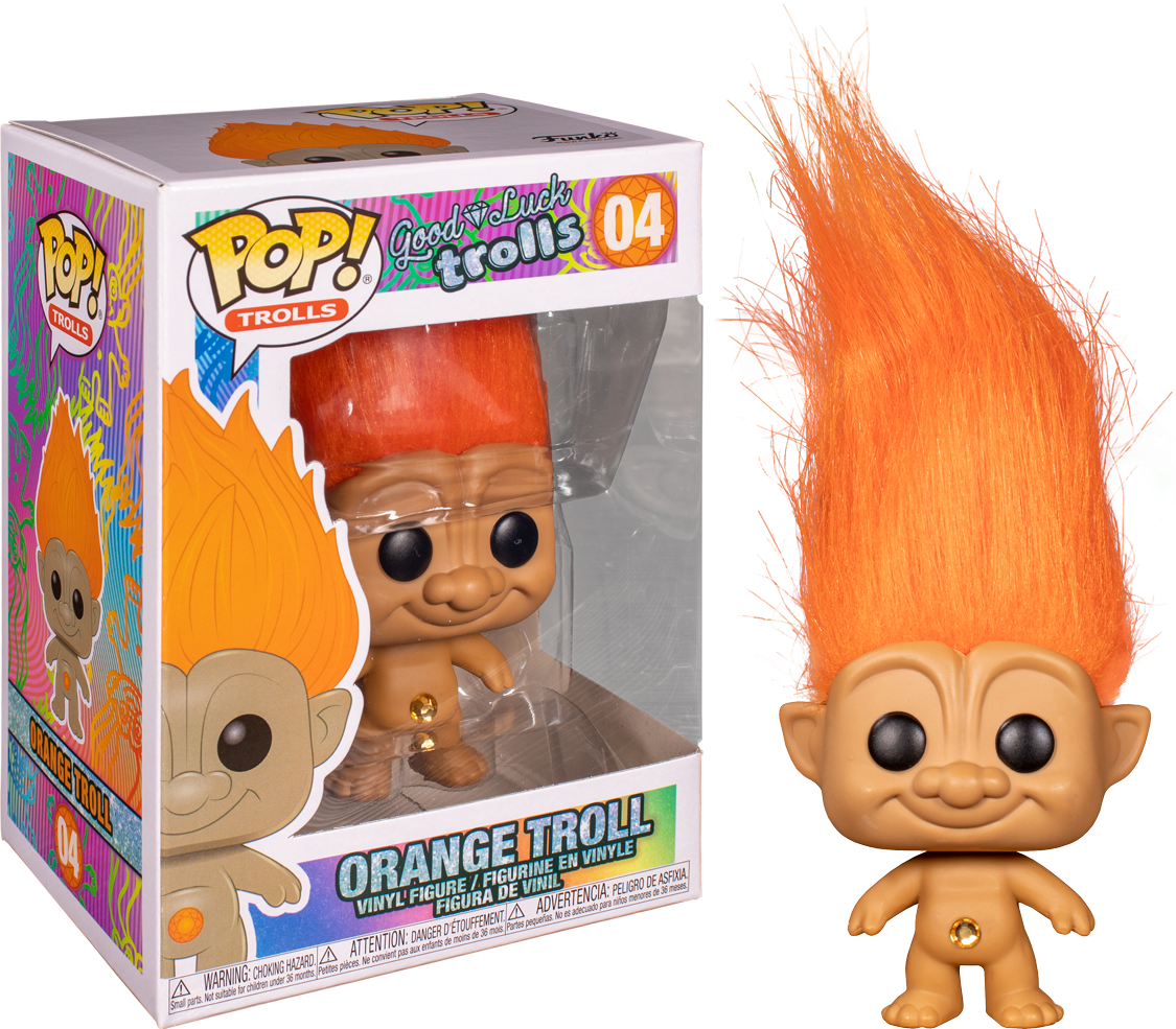Good Luck Trolls - Orange Troll Doll Pop! Vinyl Figure