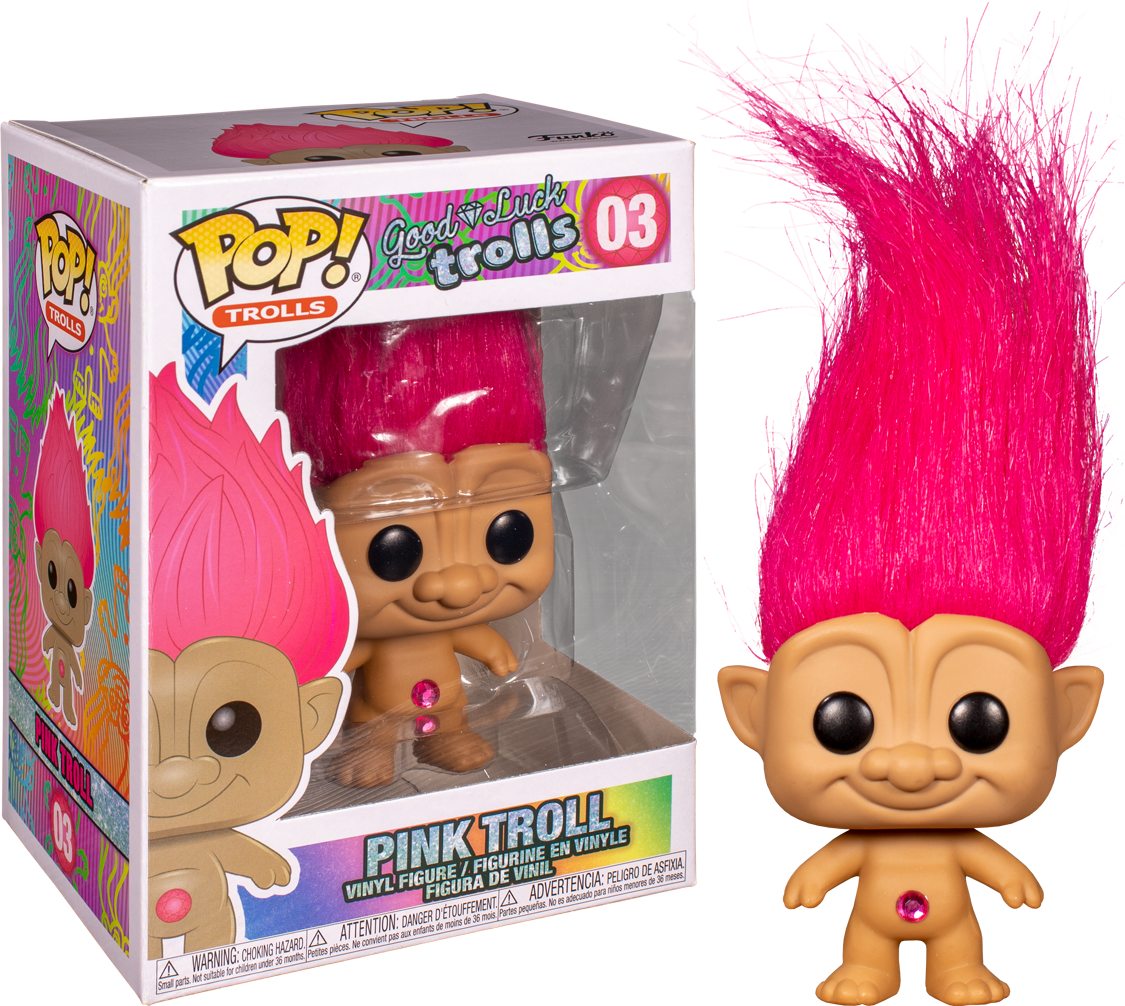 pink troll doll