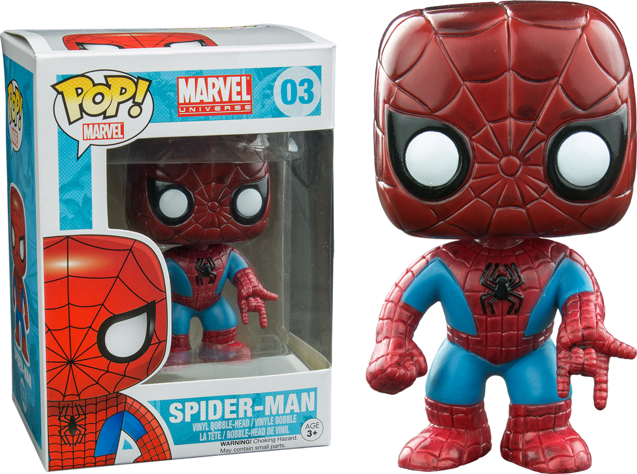 Marvel Universe Spider-man Vinyl Figure Pop Bobble Head Brand New Funko 03