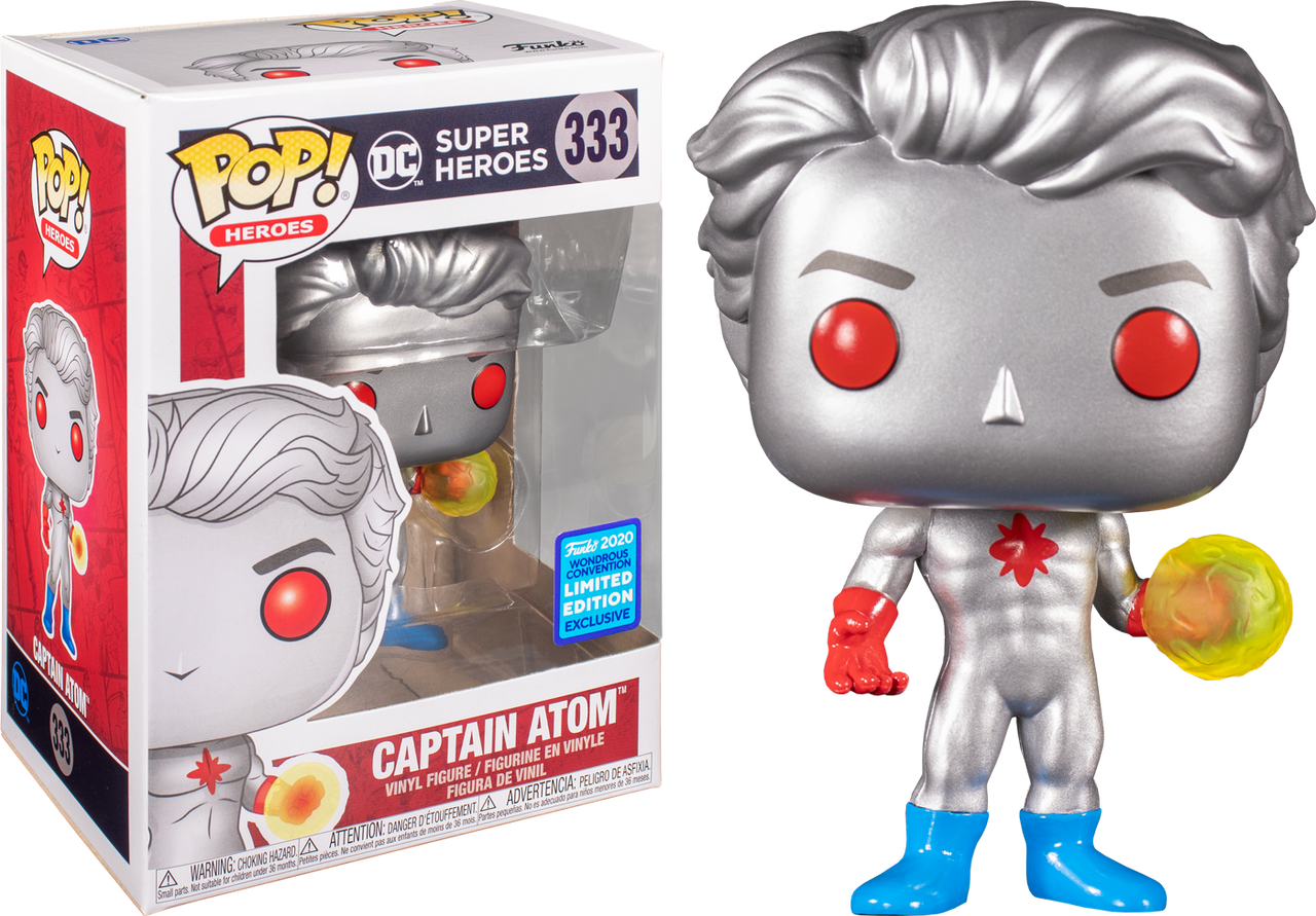 Captain Atom - Captain Atom Pop! Vinyl Figure (2020 Wondrous Convention  Exclusive)