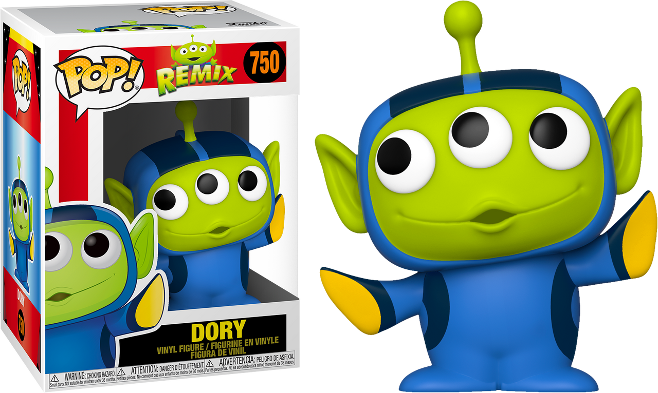 Pixar Alien Remix Dory Pop Vinyl Figure